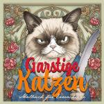 Cover-Bild Garstige Katzen Malbuch für Erwachsene Graustufen
