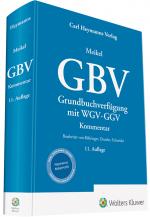 Cover-Bild GBV Grundbuchverfügung mit WGV und GGV