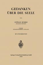 Cover-Bild Gedanken über die Seele