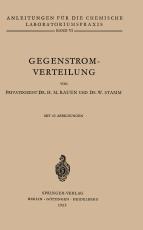 Cover-Bild Gegenstrom-Verteilung