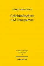 Cover-Bild Geheimnisschutz und Transparenz