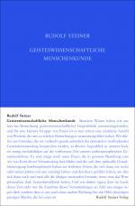 Cover-Bild Geisteswissenschaftliche Menschenkunde