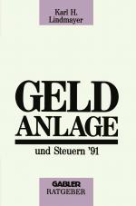 Cover-Bild Geldanlage und Steuern ’91