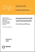 Cover-Bild Gemeinwirtschaft und Gemeinwohl