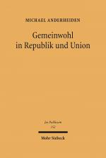 Cover-Bild Gemeinwohl in Republik und Union