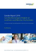 Cover-Bild Gender-Report 2016 - Geschlechter(un)gerechtigkeit an nordrhein-westfälischen Hochschulen (Kurzfassung)