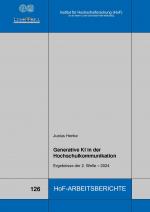 Cover-Bild Generative KI in der Hochschulkommunikation