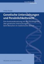 Cover-Bild Genetische Untersuchungen und Persönlichkeitsrecht