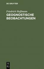 Cover-Bild Geognostische Beobachtungen