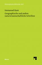 Cover-Bild Geographische und andere naturwissenschaftliche Schriften