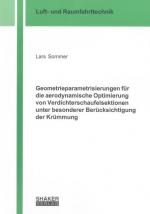 Cover-Bild Geometrieparametrisierungen für die aerodynamische Optimierung von Verdichterschaufelsektionen unter besonderer Berücksichtigung der Krümmung