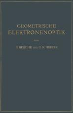 Cover-Bild Geometrische Elektronenoptik