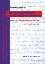 Cover-Bild Georg Philipp Harsdörffers „Specimen Philologiae Germanicae“