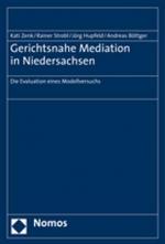 Cover-Bild Gerichtsnahe Mediation in Niedersachsen
