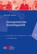 Cover-Bild Germanistische Soziolinguistik