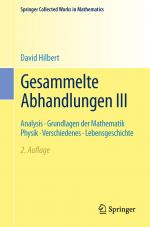 Cover-Bild Gesammelte Abhandlungen III