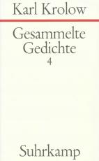 Cover-Bild Gesammelte Gedichte. 4 Bände