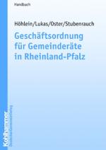 Cover-Bild Geschäftsordnung für Gemeinderäte in Rheinland-Pfalz