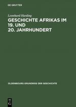 Cover-Bild Geschichte Afrikas im 19. und 20. Jahrhundert