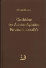 Cover-Bild Geschichte der Arbeiter-Agitation Ferdinand Lassalle's