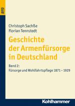 Cover-Bild Geschichte der Armenfürsorge in Deutschland. BonD