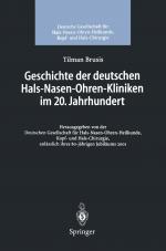 Cover-Bild Geschichte der deutschen Hals-Nasen-Ohren-Kliniken im 20. Jahrhundert