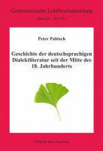 Cover-Bild Geschichte der deutschsprachigen Dialektliteratur seit der Mitte des 18. Jahrhunderts