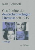 Cover-Bild Geschichte der deutschsprachigen Literatur seit 1945
