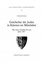 Cover-Bild Geschichte der Juden in Kärnten im Mittelalter