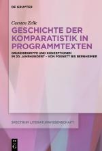 Cover-Bild Geschichte der Komparatistik in Programmtexten