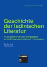 Cover-Bild Geschichte der ladinischen Literatur
