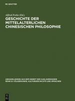 Cover-Bild Geschichte der mittelalterlichen chinesischen Philosophie