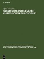 Cover-Bild Geschichte der neueren chinesischen Philosophie