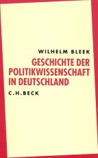 Cover-Bild Geschichte der Politikwissenschaft in Deutschland