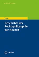 Cover-Bild Geschichte der Rechtsphilosophie der Neuzeit