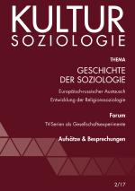 Cover-Bild Geschichte der Soziologie