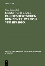Cover-Bild Geschichte des bundesdeutschen PEN-Zentrums von 1951 bis 1990