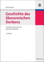 Cover-Bild Geschichte des ökonomischen Denkens