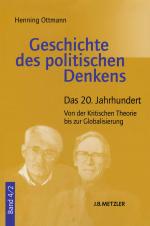 Cover-Bild Geschichte des politischen Denkens