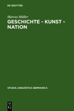 Cover-Bild Geschichte - Kunst - Nation
