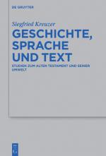 Cover-Bild Geschichte, Sprache und Text