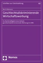 Cover-Bild Geschlechtsdiskriminierende Wirtschaftswerbung