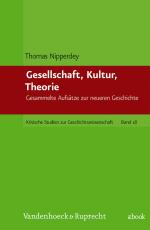 Cover-Bild Gesellschaft, Kultur, Theorie