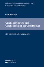 Cover-Bild Gesellschaften und ihre Gesellschafter in der Umsatzsteuer