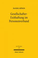 Cover-Bild Gesellschafter-Exithaftung im Personenverband