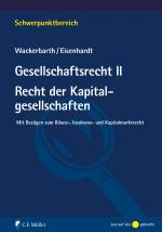 Cover-Bild Gesellschaftsrecht II. Recht der Kapitalgesellschaften