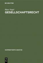 Cover-Bild Gesellschaftsrecht