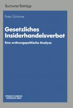 Cover-Bild Gesetzliches Insiderhandelsverbot