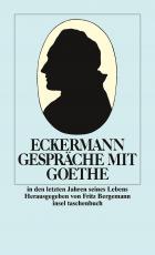 Cover-Bild Gespräche mit Goethe in den letzten Jahren seines Lebens