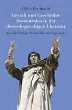 Cover-Bild Gestalt und Geschichte Savonarolas in der deutschsprachigen Literatur